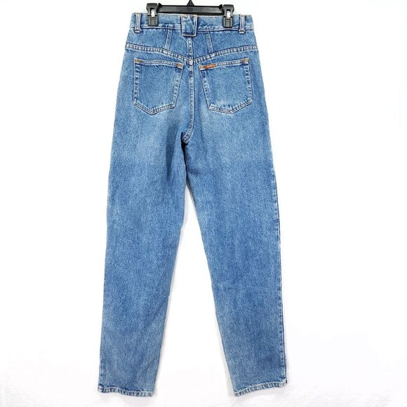 Vintage Jordache Mom Jeans Women Size 29 Pleated High Rise Tapered - Picture 2 of 14